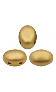 Les perles par Puca® Samos beads Light gold mat 00030/01710